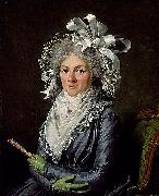 unknow artist Portrait of Madame de Genlis oil painting on canvas